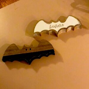 Cute Wooden Bat Set